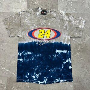 Vintage Jeff Gordon Graphic Tee Mens Medium Nascar‎ Tie Dye Chase Authentics